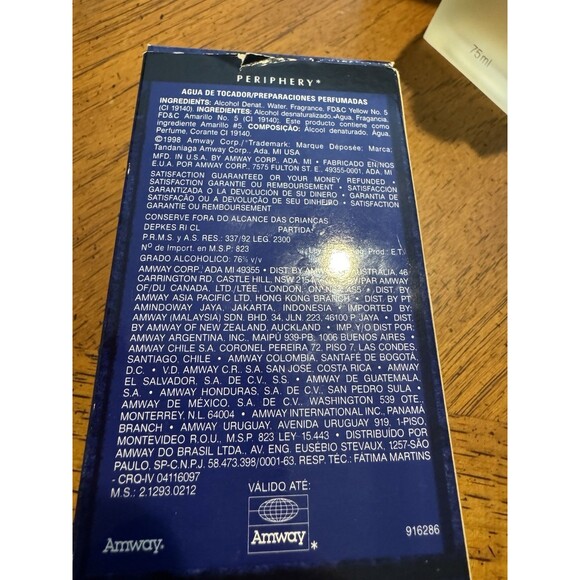 Periphery Men’s Discontinued cologne Full Size Bottle Amway. Dead stock rare - Picture 8 of 10